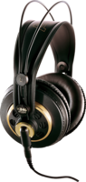 SEMI OPEN, CIRCUMAURAL STUDIO HEADPHONE WITH ARTIFICIAL LEATHER EAR PADS, CLASSIC GOLD/BLACK TRIM,